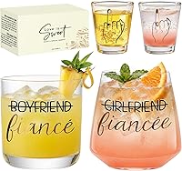 Vista 1 de Regalos de compromiso para parejas, regalos para recién comprometidos, regalo de compromiso 2025 para su prometida/prometido, copas de vino