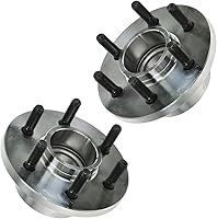 Vista 3 de TRQ - Juego de conjunto de rodamiento y cubo de rueda trasera y delantera (2 piezas)