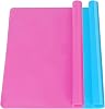 VEGCOO 2pcs Extra Large Silicone Mat Craft Mats Silcone Mat Silicone Sheet for Crafts Jewelry Casting Resin Moulds Mat 40cm30cm