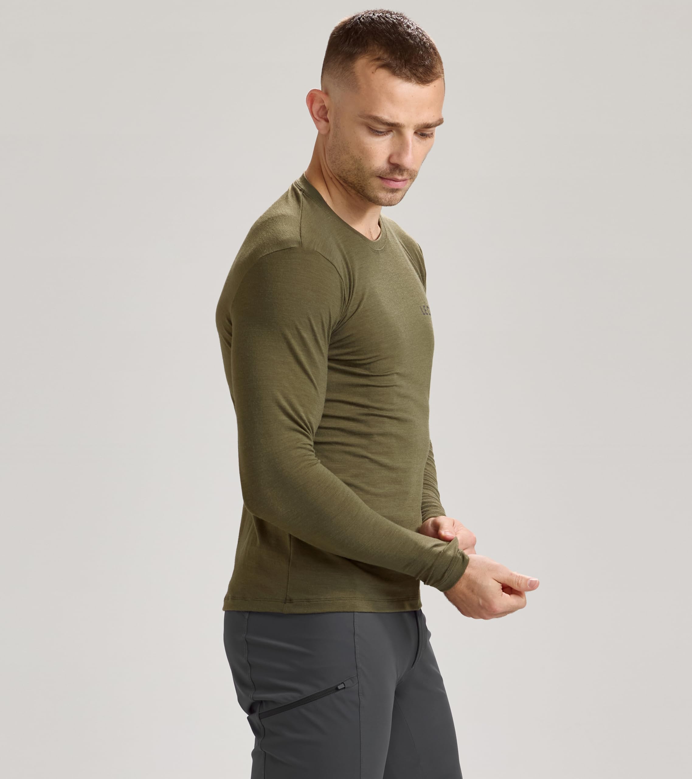 LE COL ARC Herren Merino Langarm T-Shirt | Italienische Merino-Mischung Radsport Top | Schneller Feuchtigkeitstransport, temperaturregulierend | S-XL