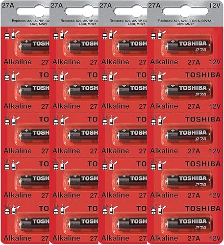 Miniatura 9 de Toshiba Batería alcalina 27A GP27A MN27 A27BP de 12 voltios (3 baterías)