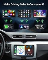 Eonon 9" Android 13 Autórádió VW T5 Golf Polo Touran 2+32GB CarPlay GPS 4