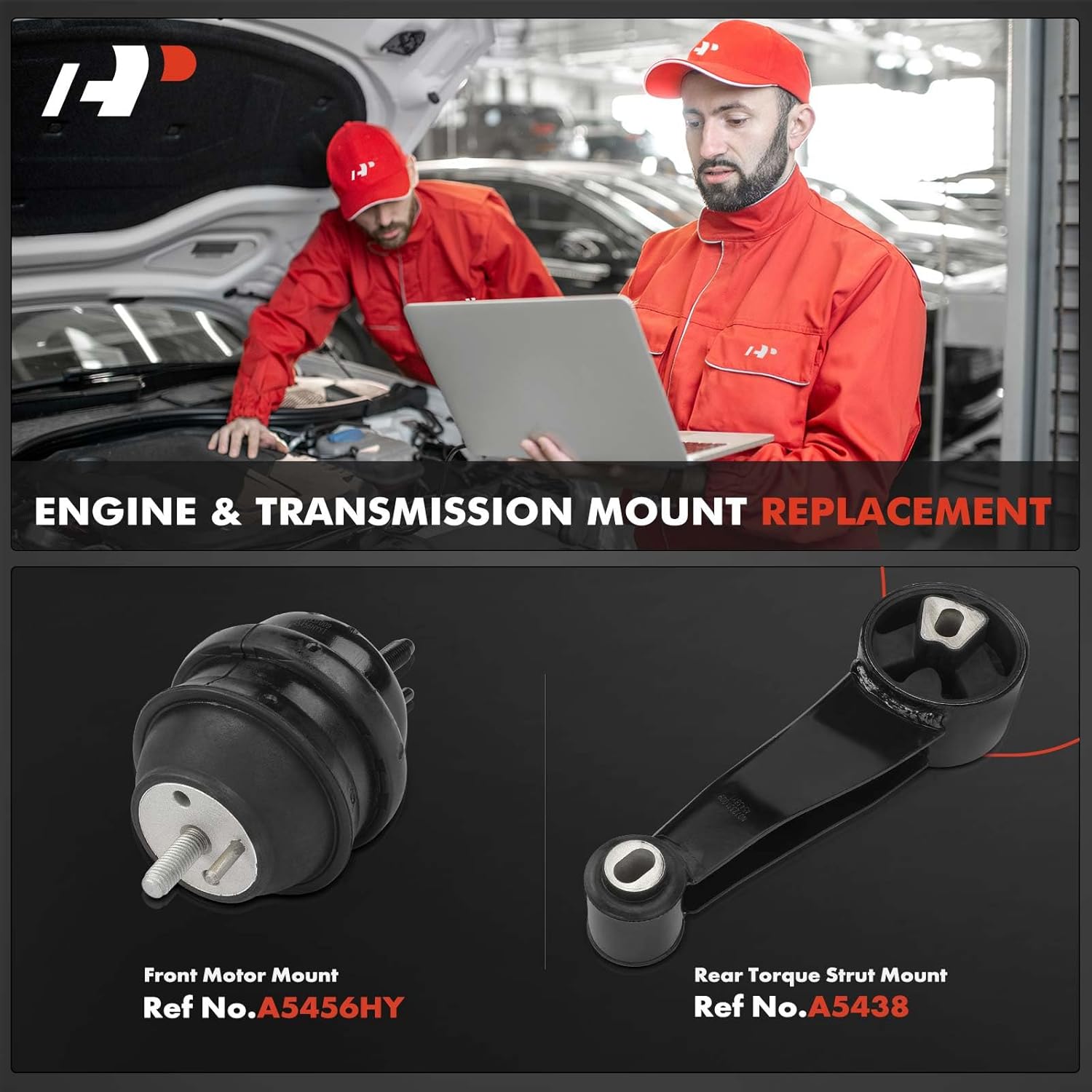 A-Premium 2PCS Engine Motor Mount and Torque Strut Mount Kit Compatible with Buick Lucerne 2006 2007 2008 3.8L