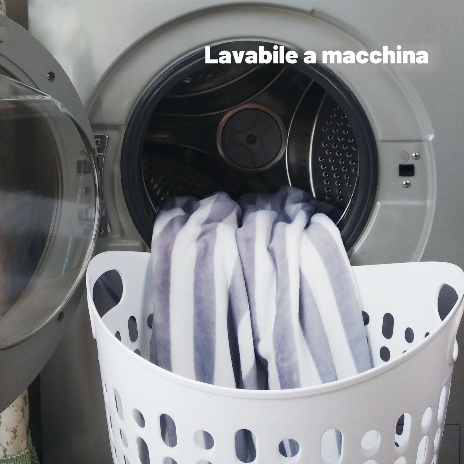 Lussuosa coperta in flanella per neonati, extra morbida e calda, a doppio strato, per carrozzina o culla