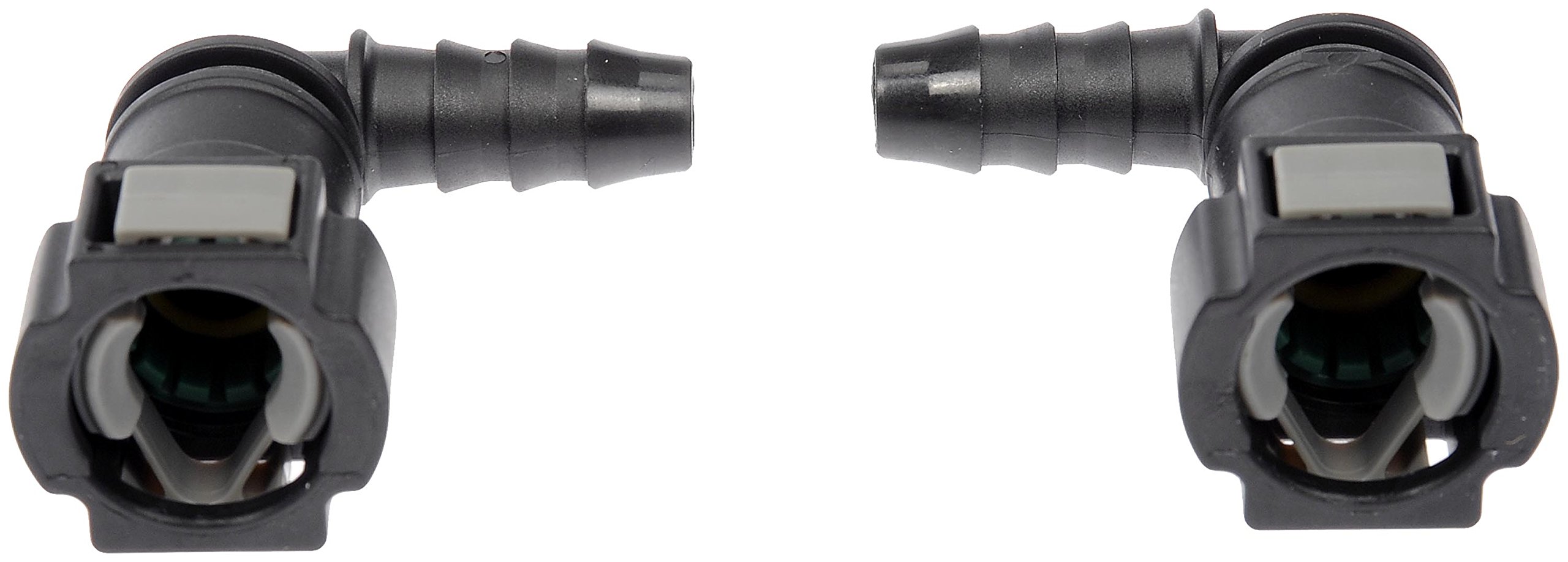 Dorman 800-172 Quick Connector 10mm Steel TO 8mm Nylon 90, 2 Pack