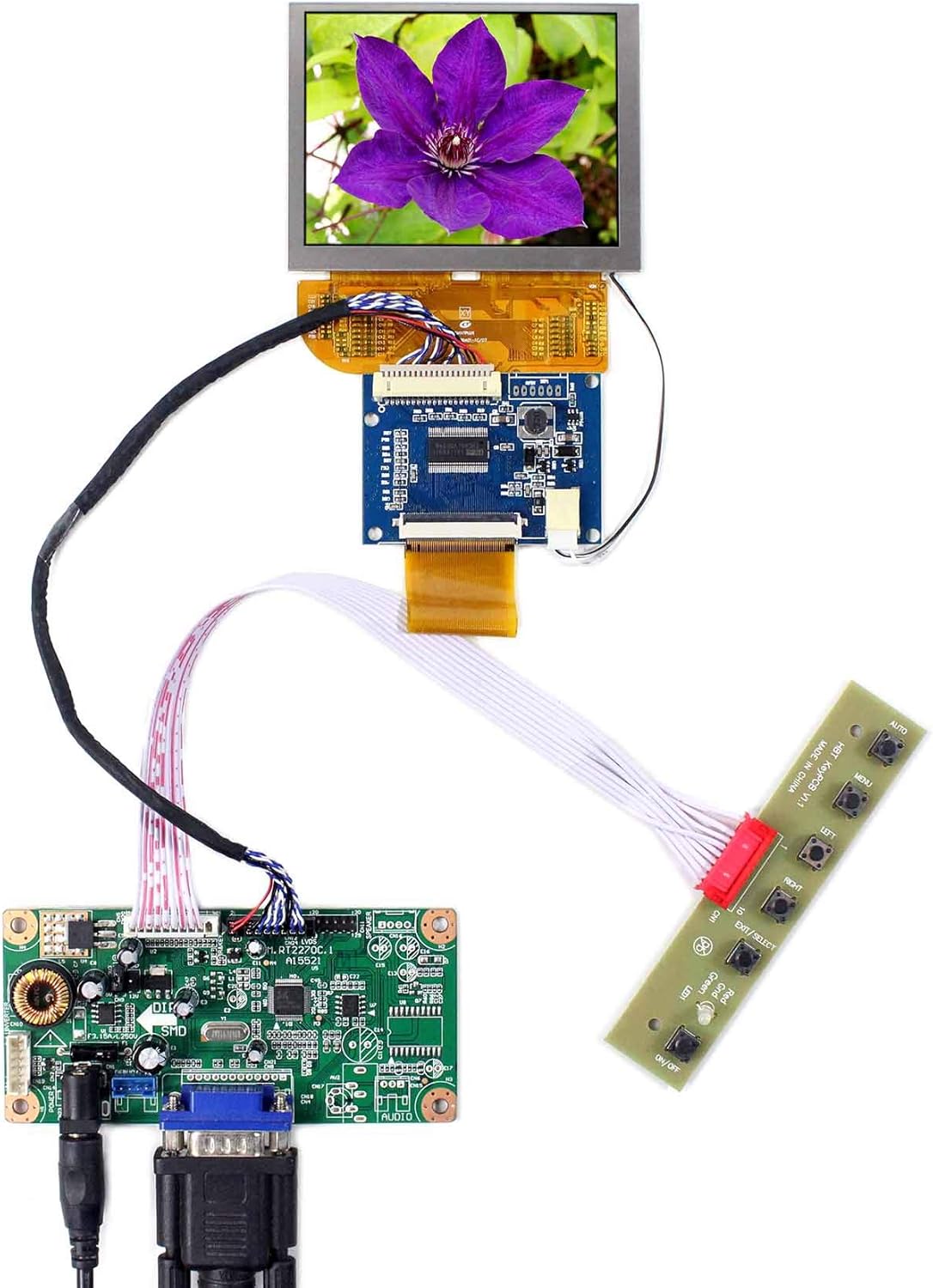 VSDISPLAY 3.5inch VS035SD1 800X600 LCD Screen with VGA Board Controller