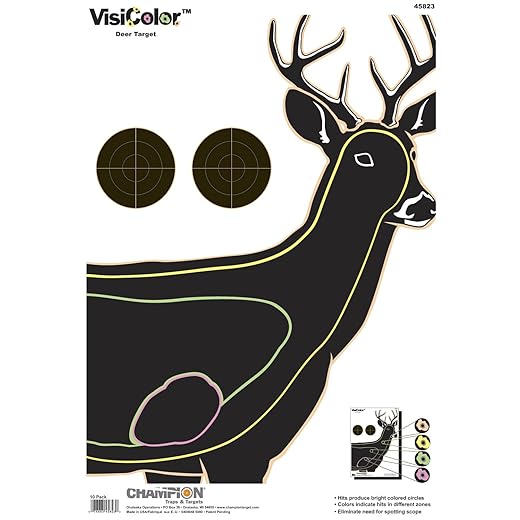 Champion Traps and Targets 1919877 Ctc Visicolor Deer 10pk