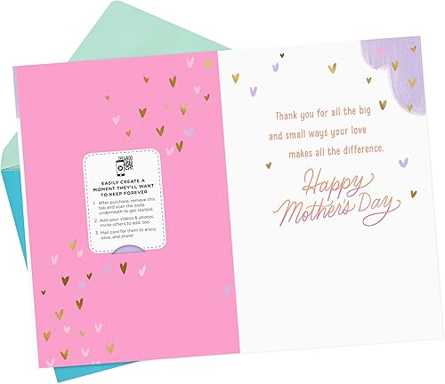 Miniatura 2 de Hallmark Tarjeta de video personalizada para el día de la madre, Mom Love (graba tu propio video saludo)