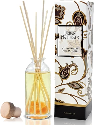 Vista 47 de Urban Naturals Lemongrass Verbena - Juego de difusor con varillas aromáticas Colección de aromaterapia (Refresh + Renew) Mind & Body Ambientador