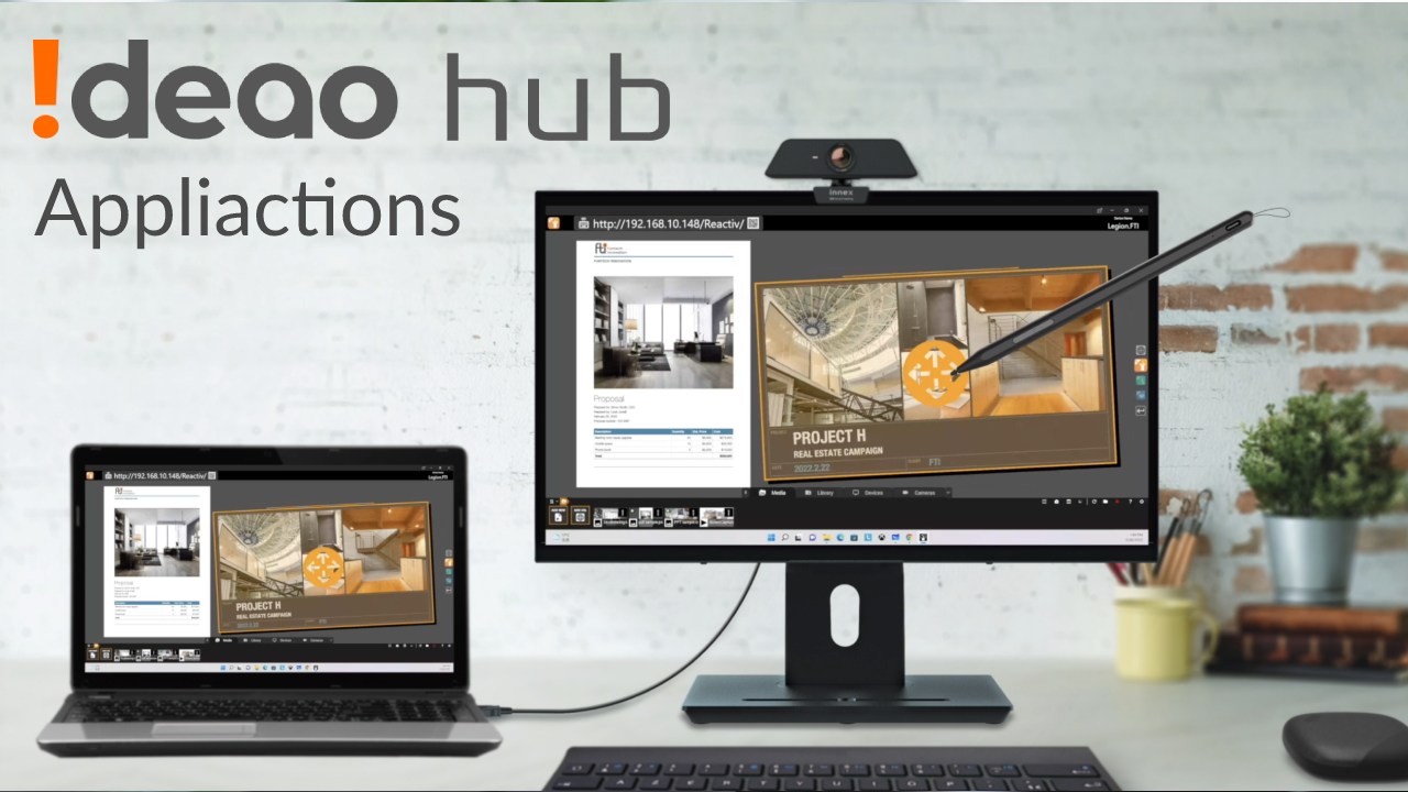 Amazon.com: Innex Ideao Hub 24 Inch P-Cap QHD Touchscreen Monitor