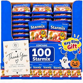 100 Mini Bags Starmix 1.8 kg | Party Sweets,Bulk Sharing Bag, Kids Parties, Events Starmix
