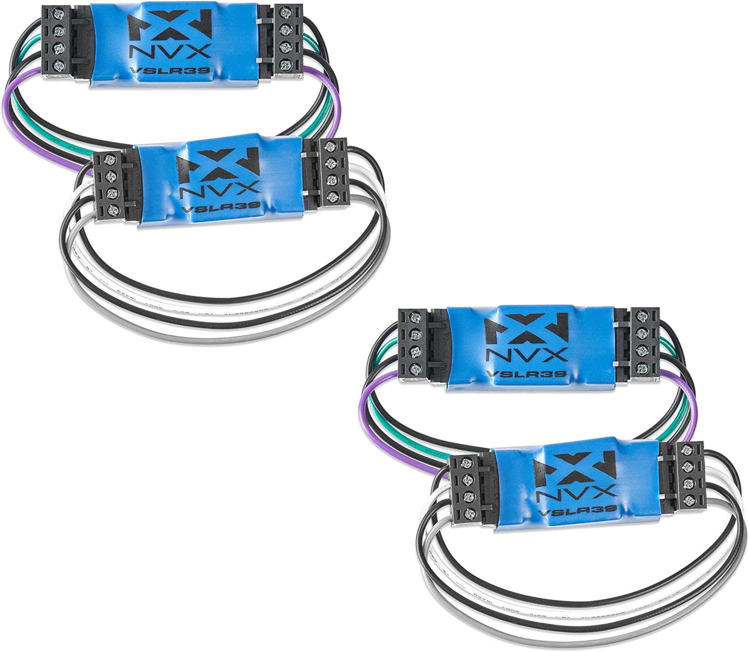 NVX VSLR39, 39-Ohm Load Resistors for all makes and models 2005-2015 with OEM Sound Systems (4)