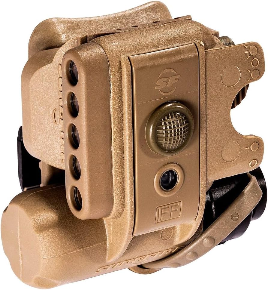 HL1-B-TN Helmet Light, 3V, 1.4-19.2 lu, IR/WH/IR LEDs, Tan