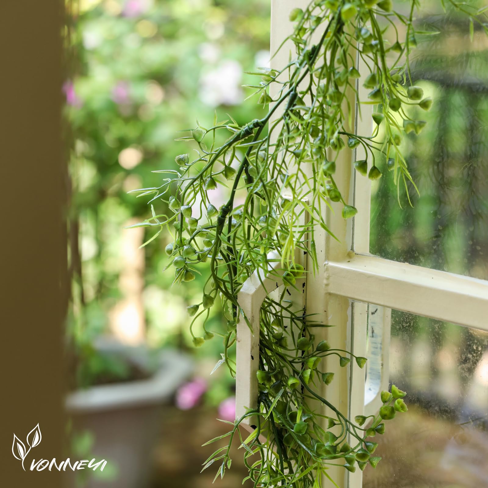 Amazon.de: YVONNEYI 6 Stck Bltter Girlande,1,7m Kunstpflanze Girlande  Grn, Efeu Knstlich fr Hochzeit, Balkon, Terrassen, Zimmer, Wanddeko,  Gartendeko, Tischdeko, Indoor/Outdoor - 040