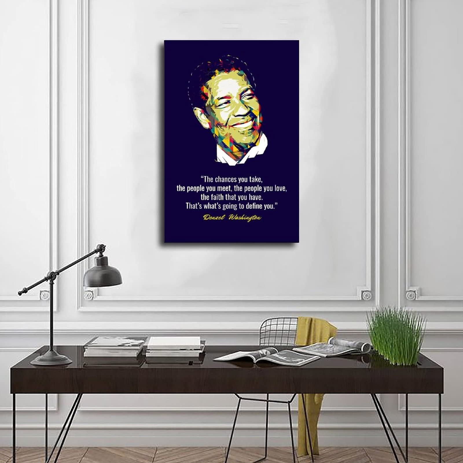 Signiertes Denzel Washington Foto - Training Day Film Poster 25,4x20,3 Cm