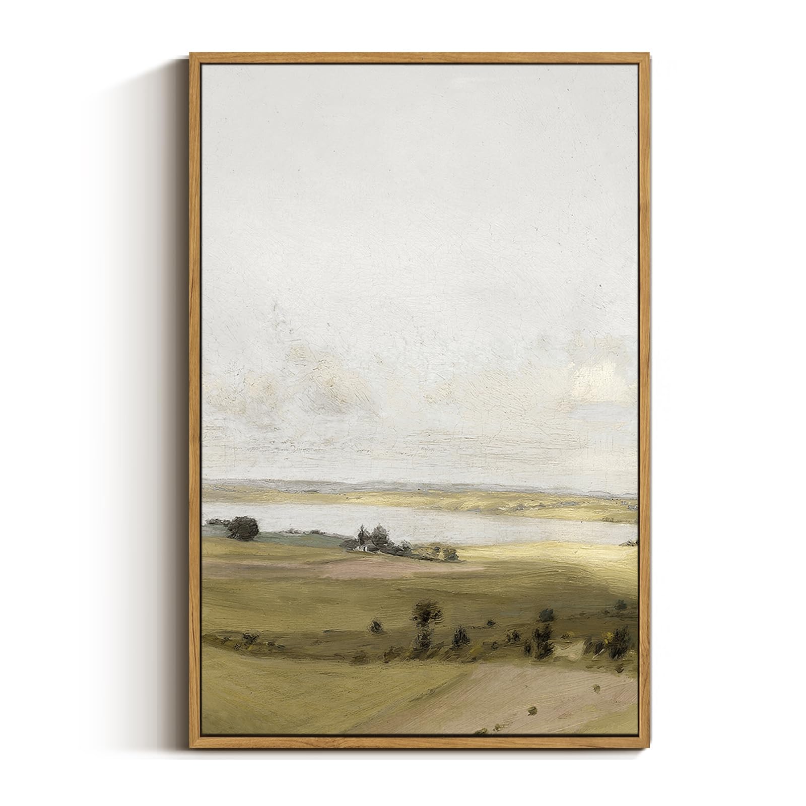 VIYYIEA Vintage Framed Black Dog Wall Art, Bedroom Living Room Minimalist Animal Art Decor, Antique Dog Canvas Print Paintings, Home Farmhouse Retro Still Life Decor, 12x16 Inch — view 35