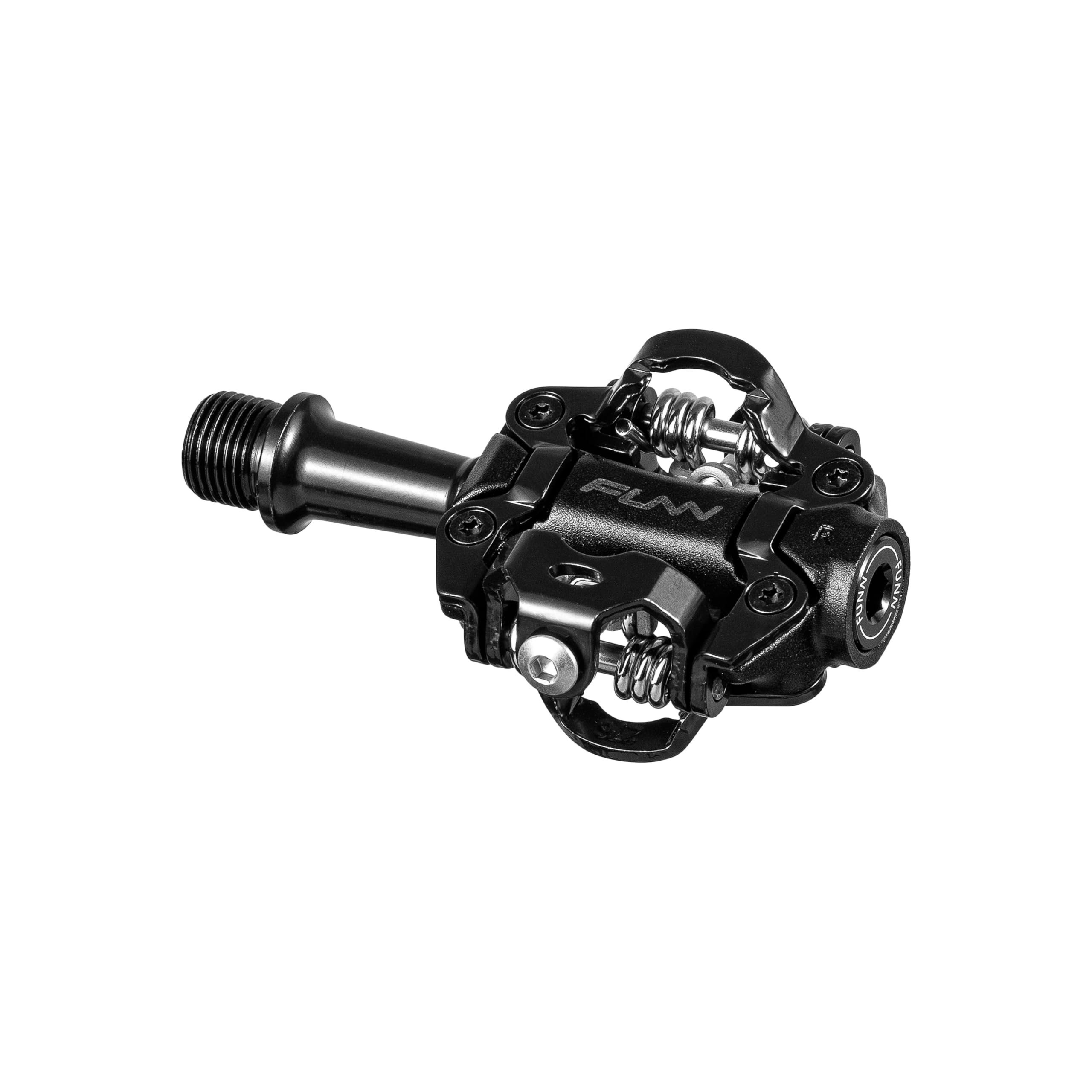Funn Tactic Clip-in MTB Pedals, Light Weight, XC and Gravel Use (Black)