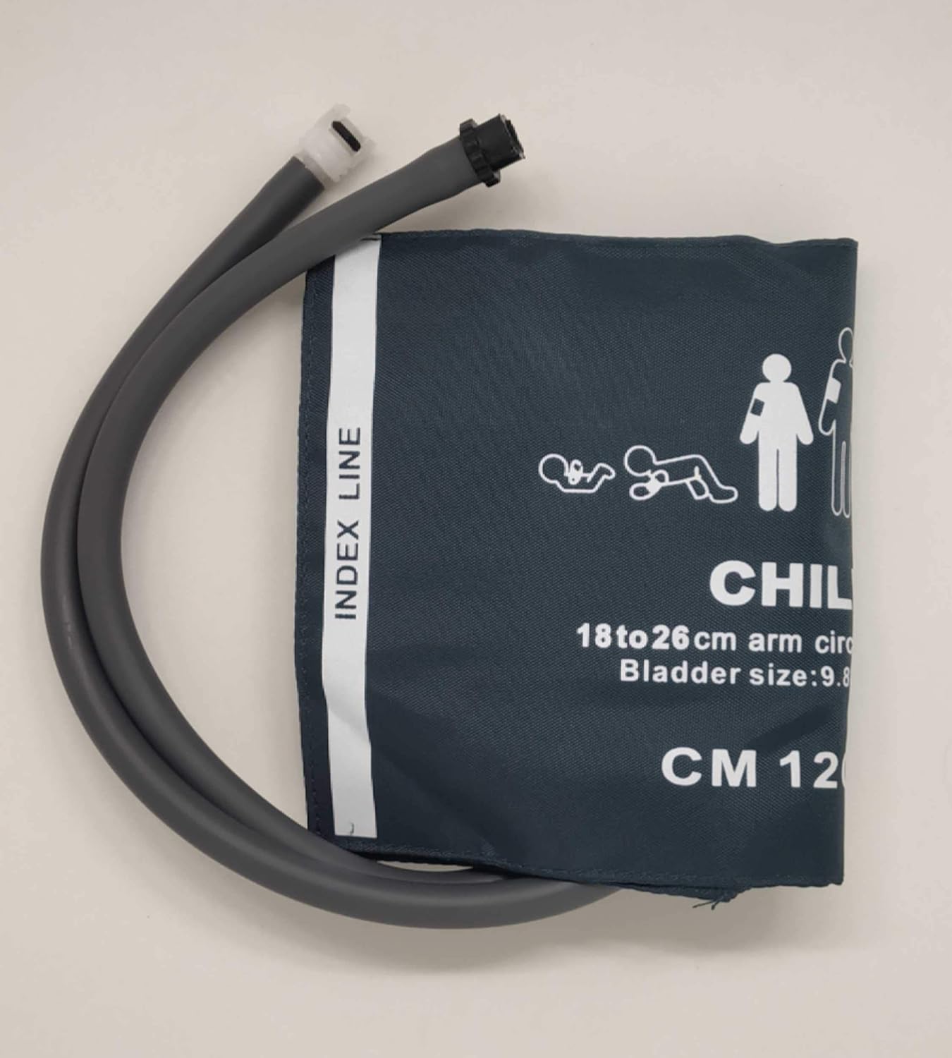 Biometric Cables BP Cuff Pediatric Double Tube Size Compatible with