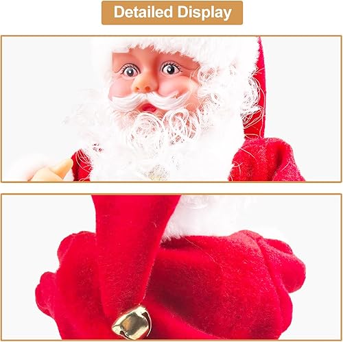 Miniatura 5 de Twerking Santa Claus, Booty Shaking Walking Santa Singing & Baile Juguete Animado Musical - Canción Española