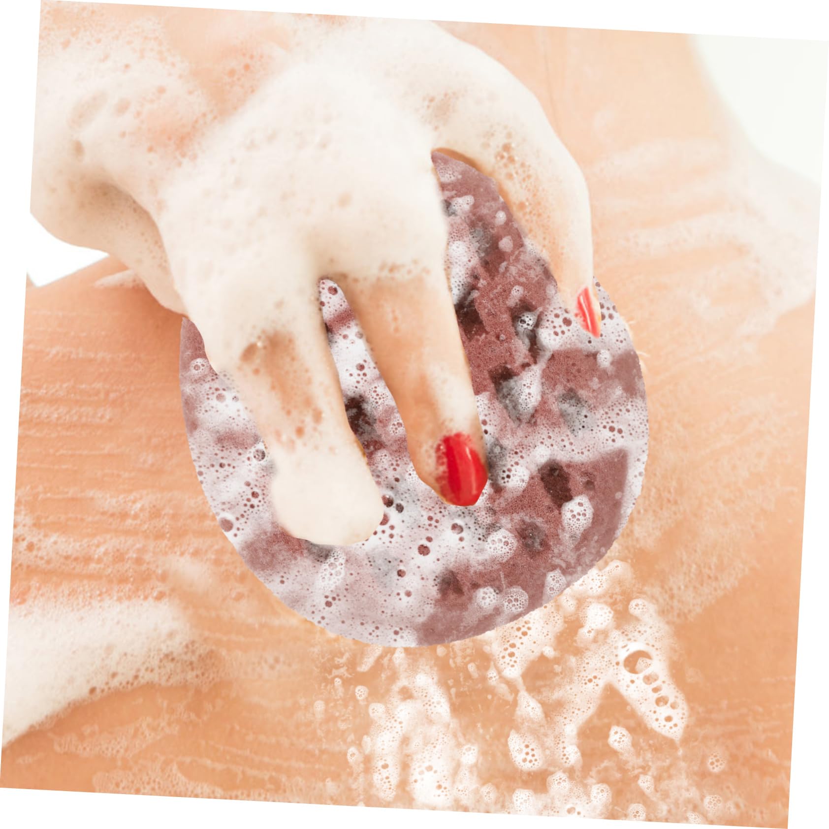 POPETPOP 5pezzi Spugna Da Bagno Morbida e Riutilizzabile Scrub Per Corpo e Schiena Esfoliante Per Massaggio Accessorio Da Carino Perfetta Per Relax e Benessere