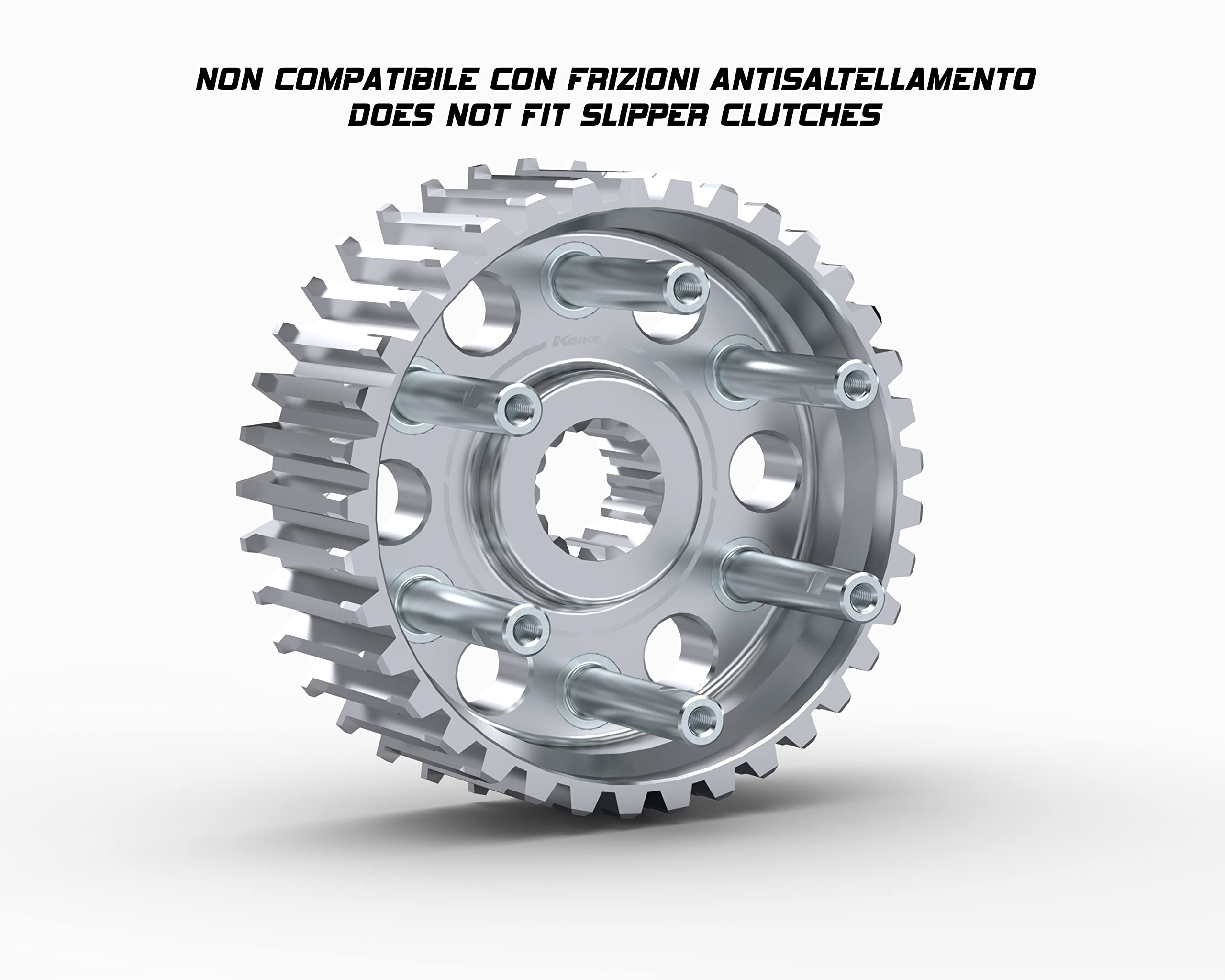 Kbike tamburo frizione per Ducati (Argento)