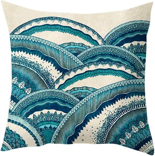 Miniatura 2 de Juego de 4 fundas de almohada decorativas de granja, fundas de almohada bohemias de lino, regalos para decoración del hogar, fundas de cojín