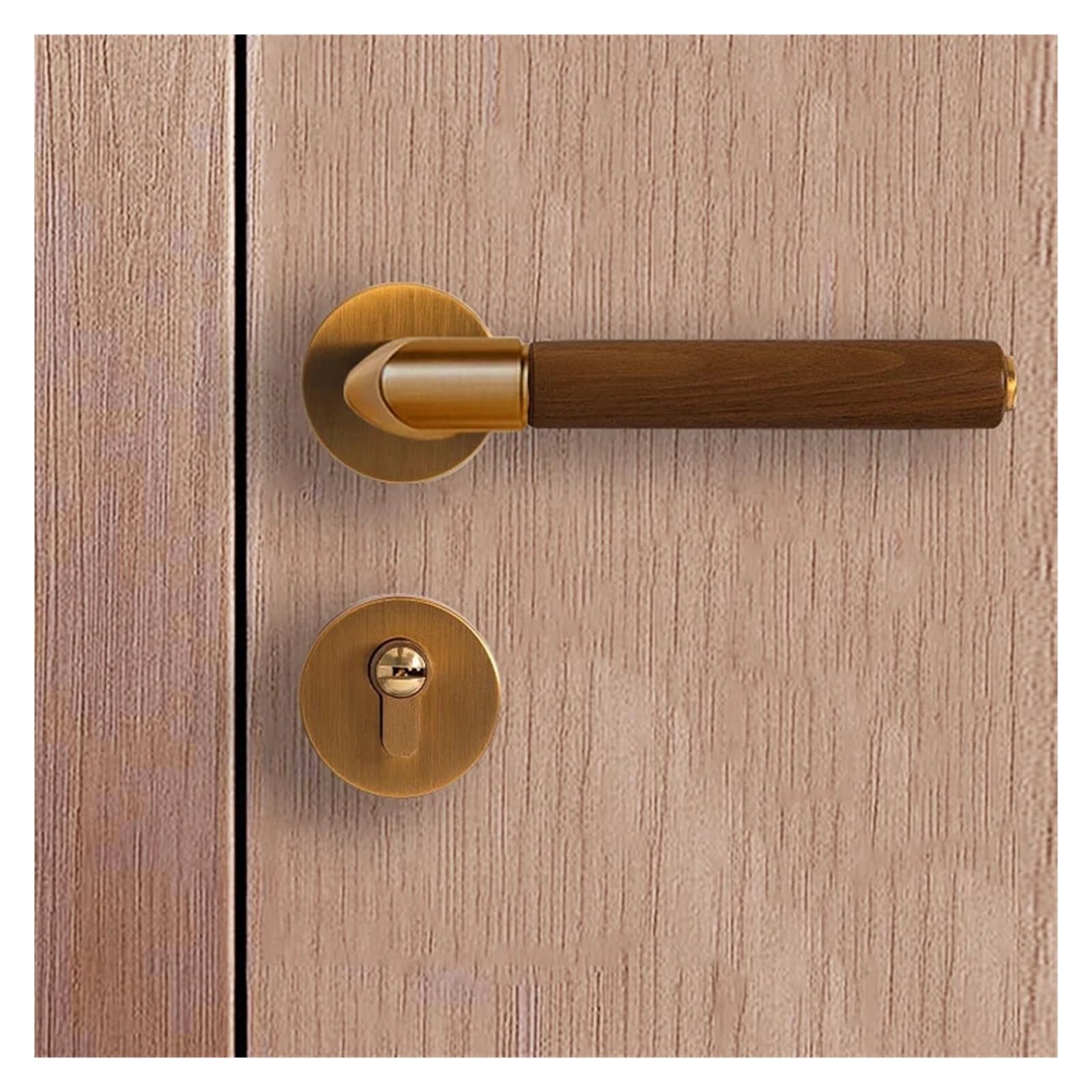 Serrure de porte cassée solution de remplacement avec clé pour salon