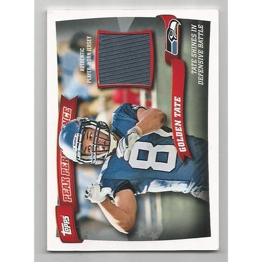 Football NFL 2010 Topps Peak Performance #PPR-GT Golden Tate #PPR-GT MEM