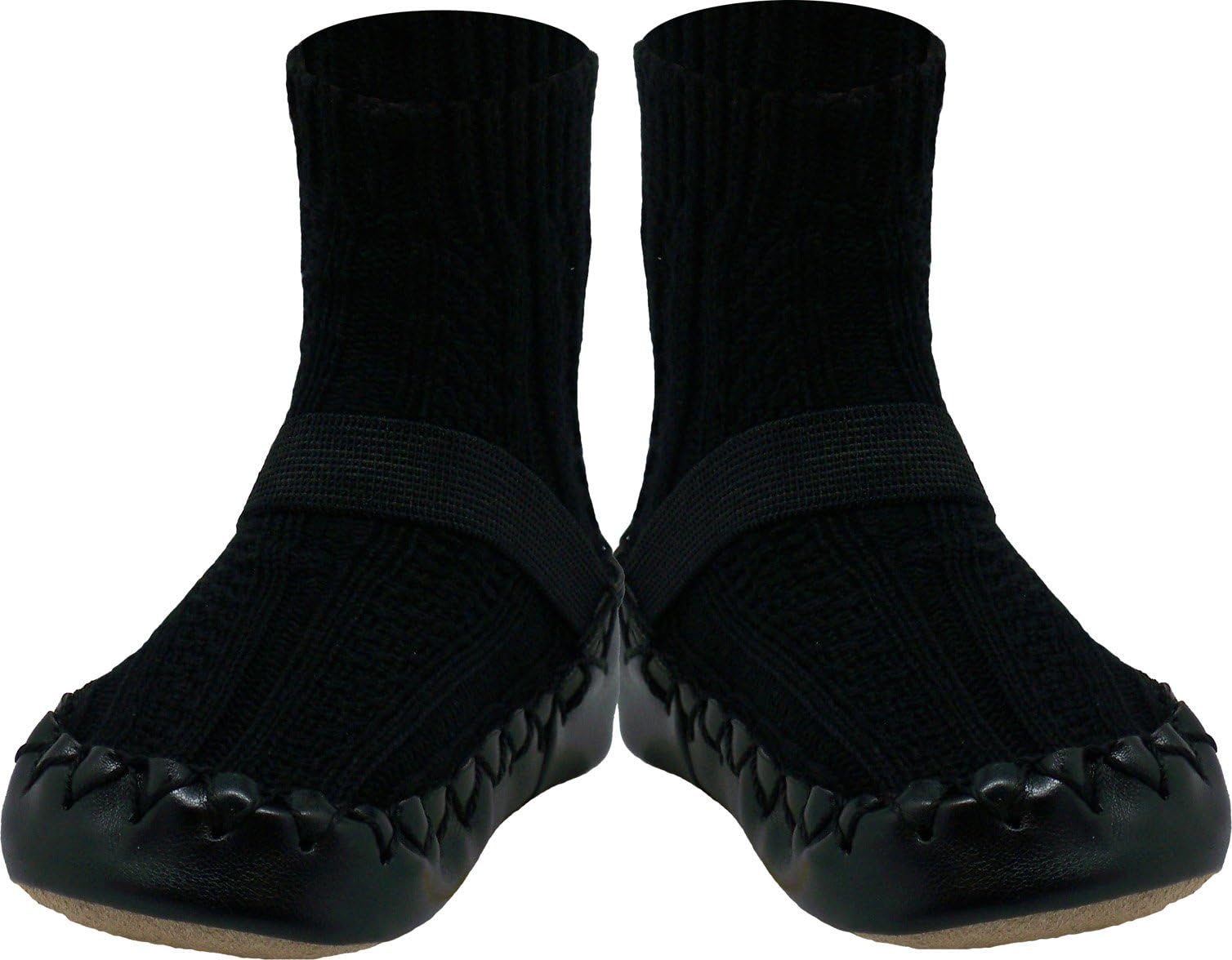 Konfetti Cable Knit Swedish Moccasin Slipper Socks