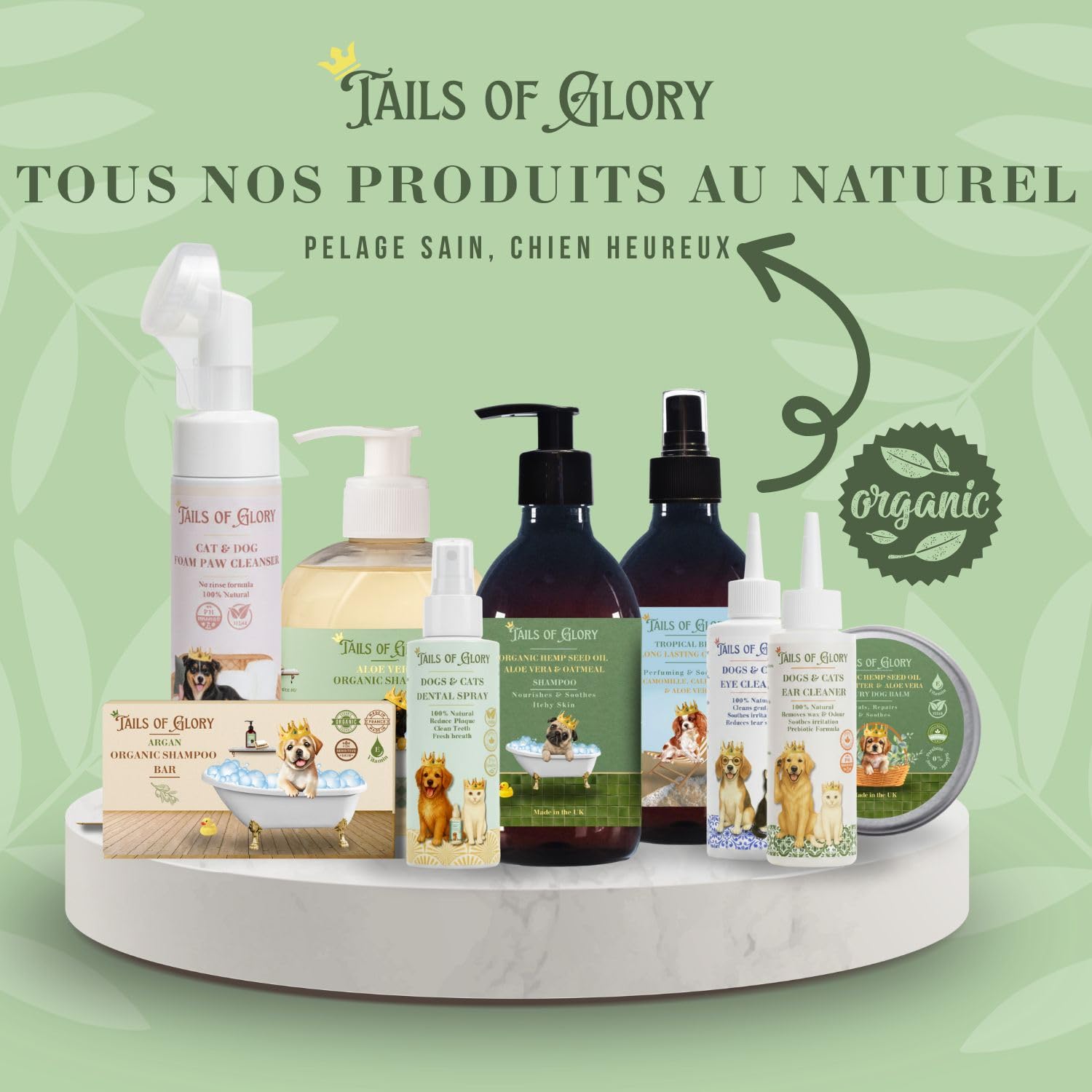 Baume Pattes & Truffe Chien Naturel 30g – Baume Coussinets Chien hydratant, Protection Nez & Coussinets, baume réparateur Pattes Chien & Patte de Chat