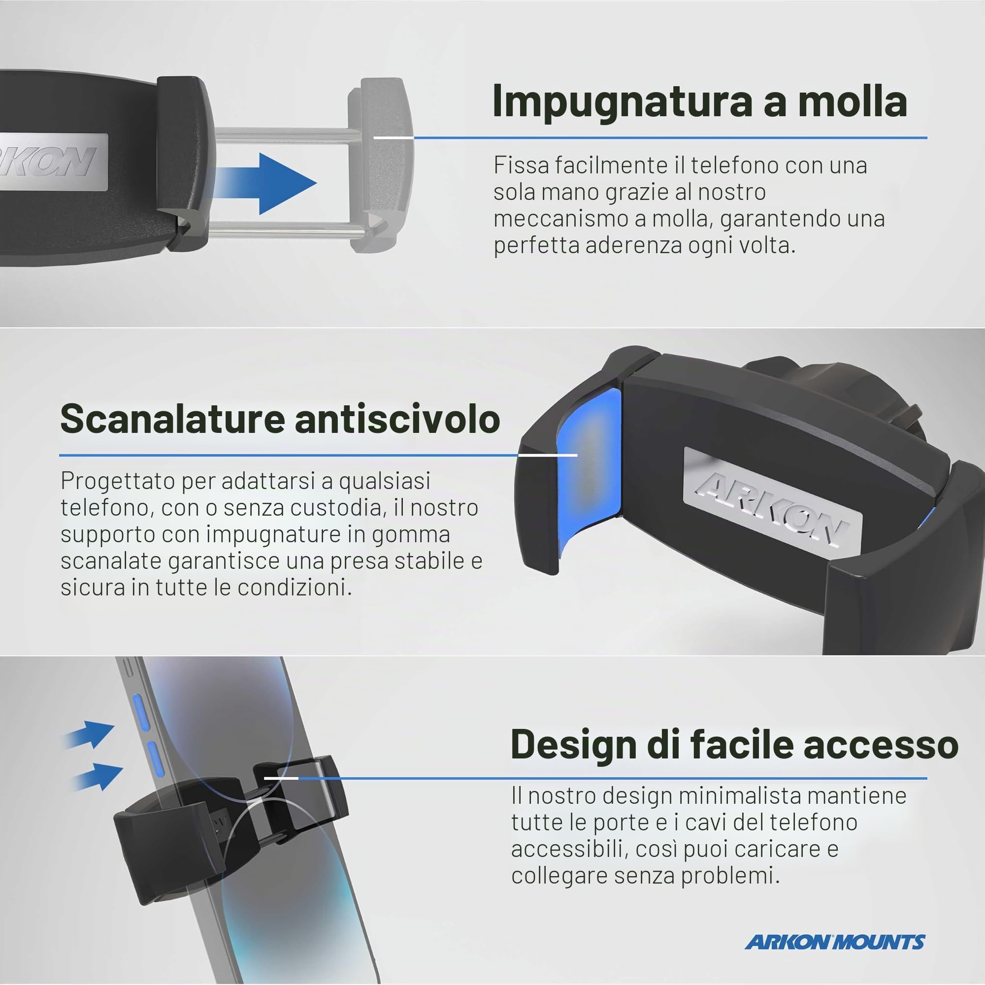 Arkon Supporto da Tavolo da Cucina per Live Streaming