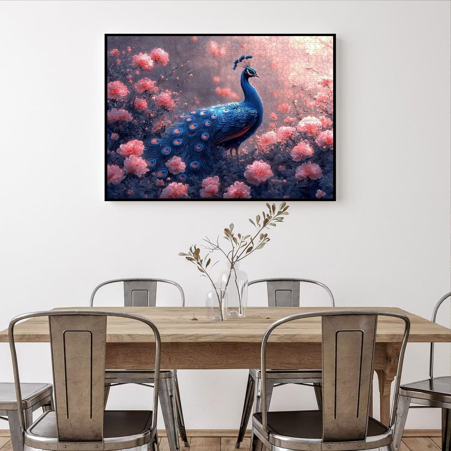 Puzzle 4000 Pezzi Paone Puzzle Classici per Gioco Familiare, n-381 | Impossibile Puzzles, Intrattenimento Creativo, Rilassamento e Intelligence, Regalo per Amore e Amico, Decorazioni Casa, Fiori