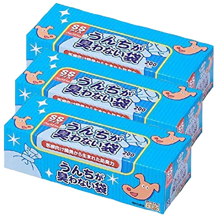 クリロン化成　うんちが臭わない袋　SSサイズ　２００枚入　２０セット Amazon | クリロン化成 うんちが臭わない袋BOSペット用 SSサイズ