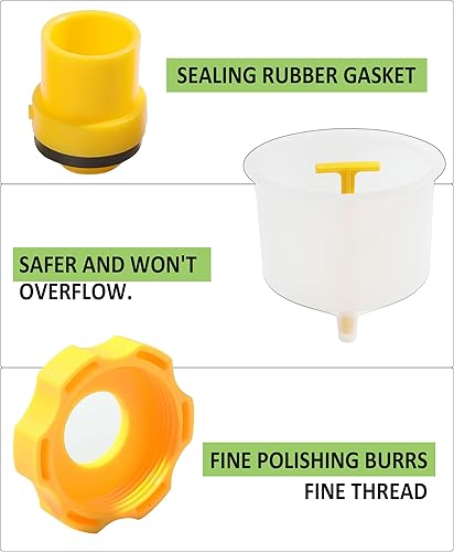 Miniatura 3 de Kit de embudo de refrigerante, kit de descarga de radiador de embudo de refrigerante, accesorios de automóvil Kit de purga de refrigerante sin