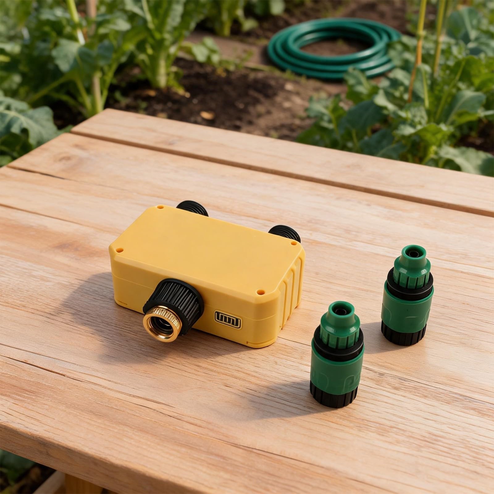 Centralina Irrigazione Intelligente - Timer Automatico con Giornaliero/Settimanale Programmi, Sensore Pioggia e Modalità Manuale | Smart per Prati e Giardini (2 Vie)
