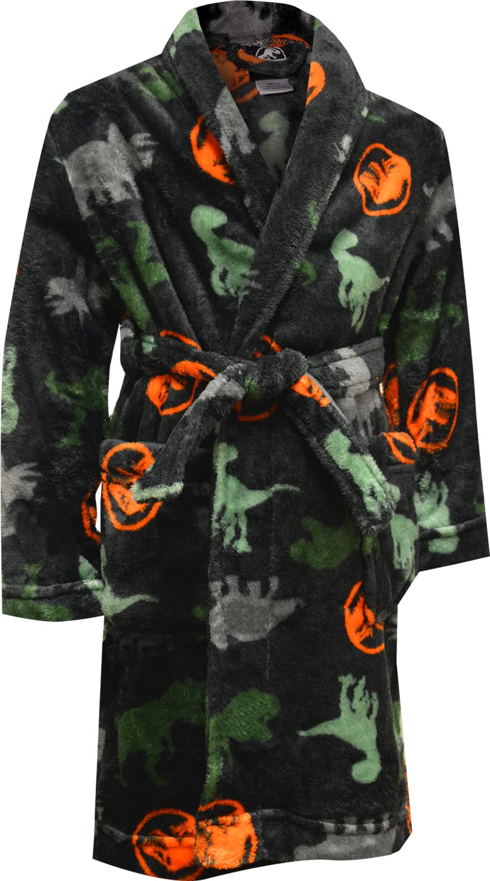 AMERICAN MARKETING ENTERPRISES INC Boys' Jurassic World Dinosaur Plush Toddler Robe (4T) Green