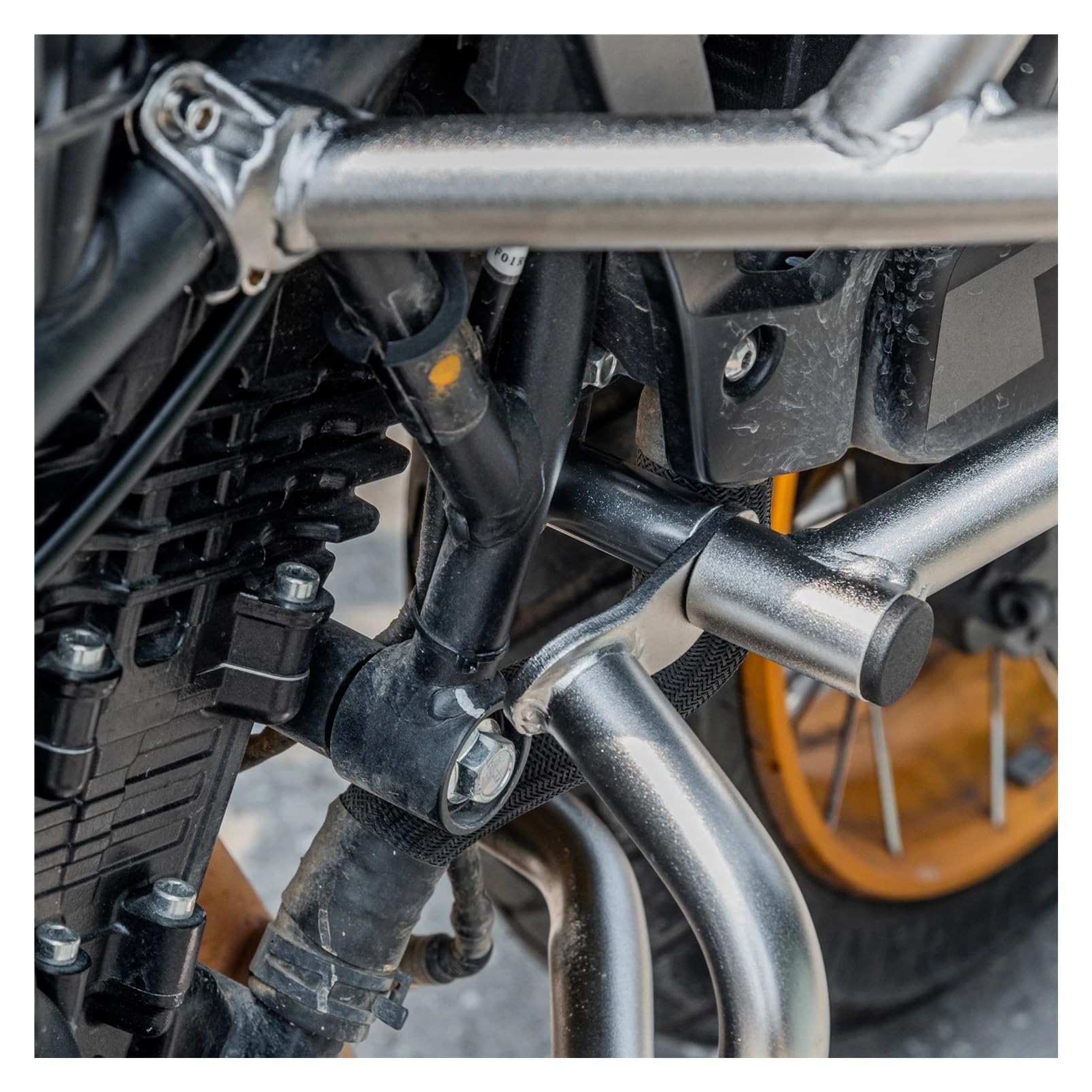 Paramotore Tubolare Per Benelli Per TRK702 Per TRK702X 2022 2023 Moto Barra Protezione Superiore Inferiore Protezione Motore Telaio Paraurti Protezione Anticaduta Motorcycle motore Paraurti