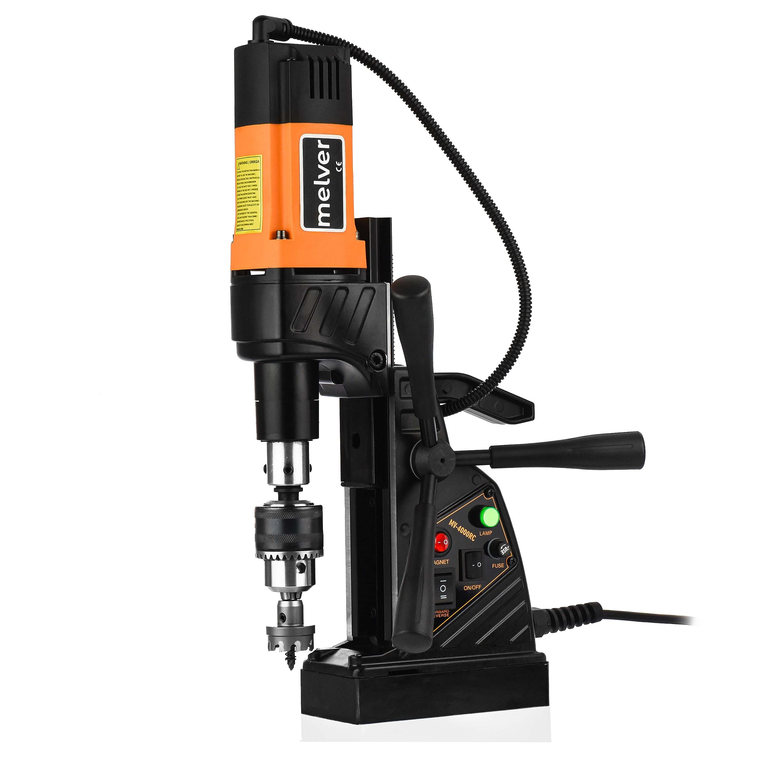 MELVER Trapano Magnetico 1480 Watt 10 kg Maschiatrice MV-N4000RC