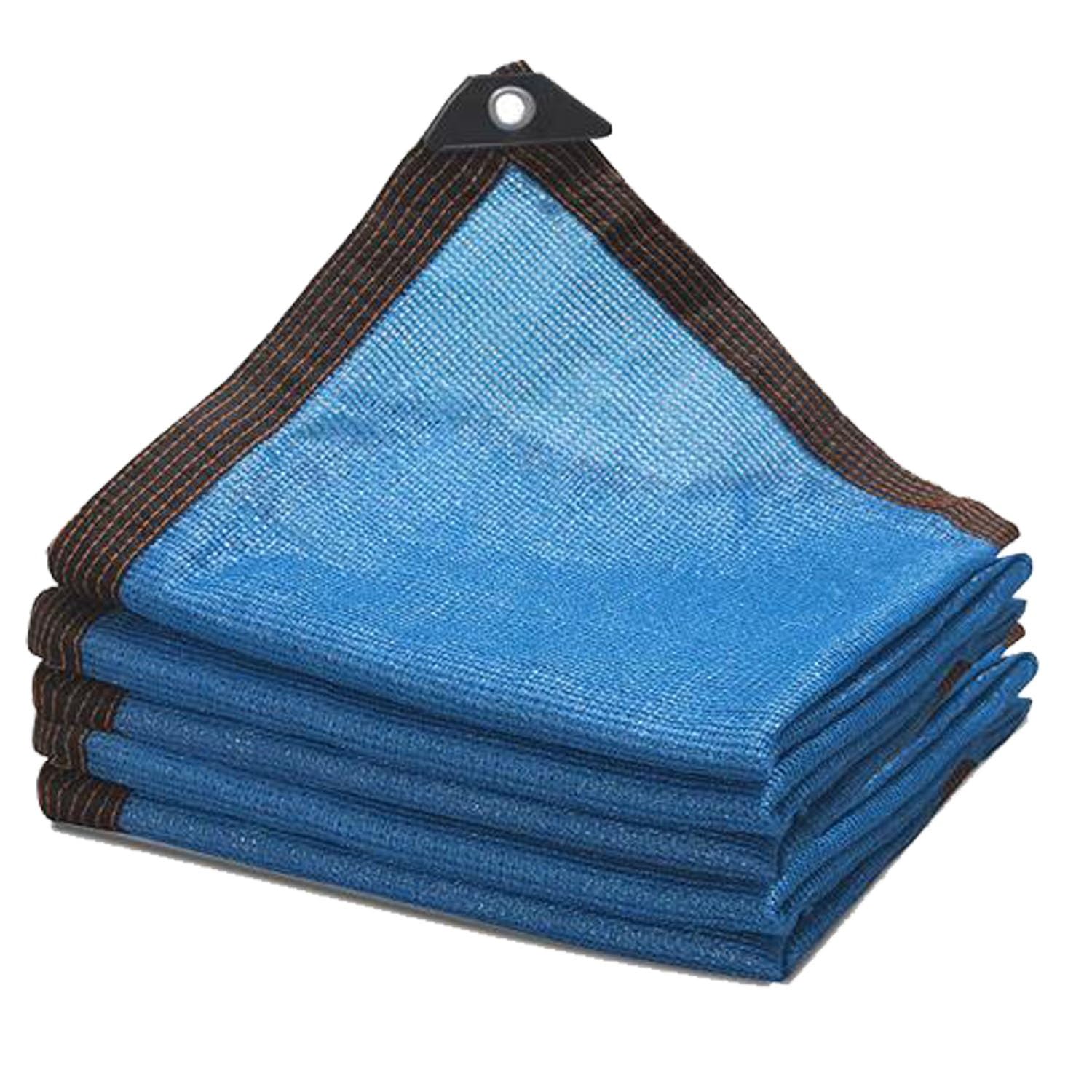 KLGFBDC Garden Shade Cloth 3x5m 4x7m 5x5m 7x8mSun Protection Net for Greenhouses Balconies UV Blocking Grommeted Shade Sail Rectangular Sunshade (Size: 6x7m/19.6x22.9ft)