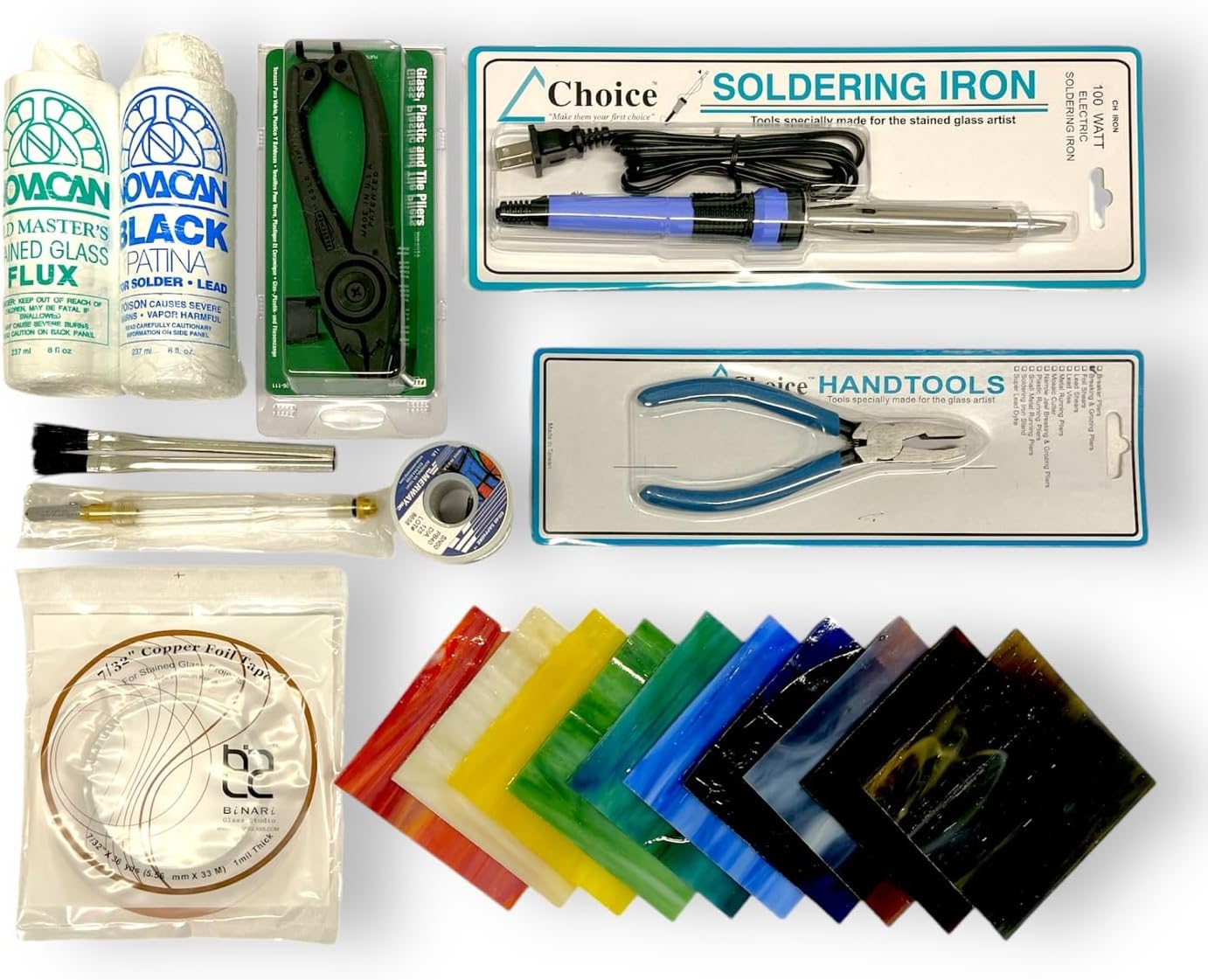 Stained Glass Start-Up Kit (10 Items)