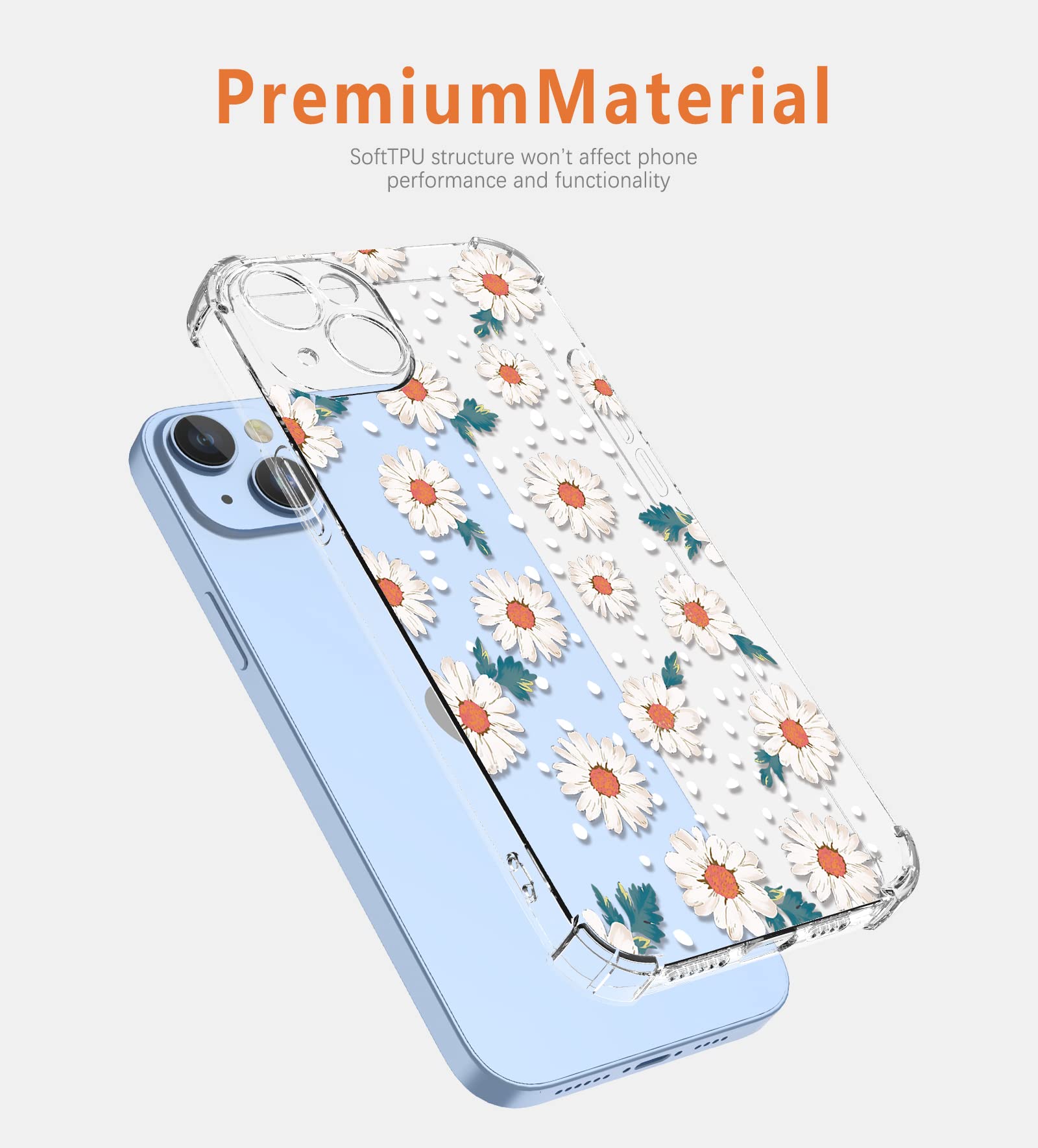 XINYEXIN Custodia Per Realme C11 (2021) – Motivo Floreale Con Tacco A Spillo, TPU Trasparente Antiurto, Rosa