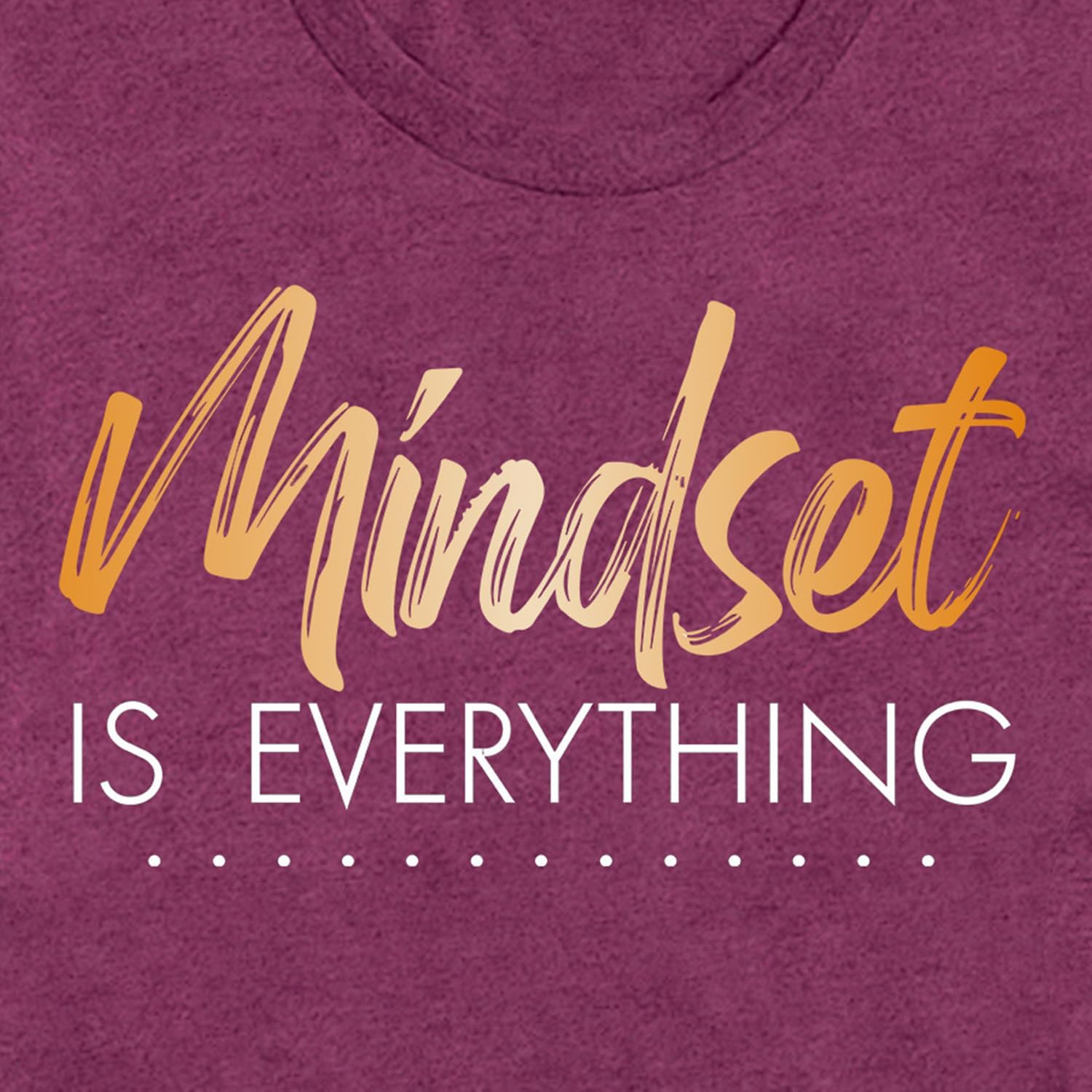 MAIHUN Inspirational Shirt for Women Mindset is Everything Tshirt Positive Kindness Short Sleeve - Image 5