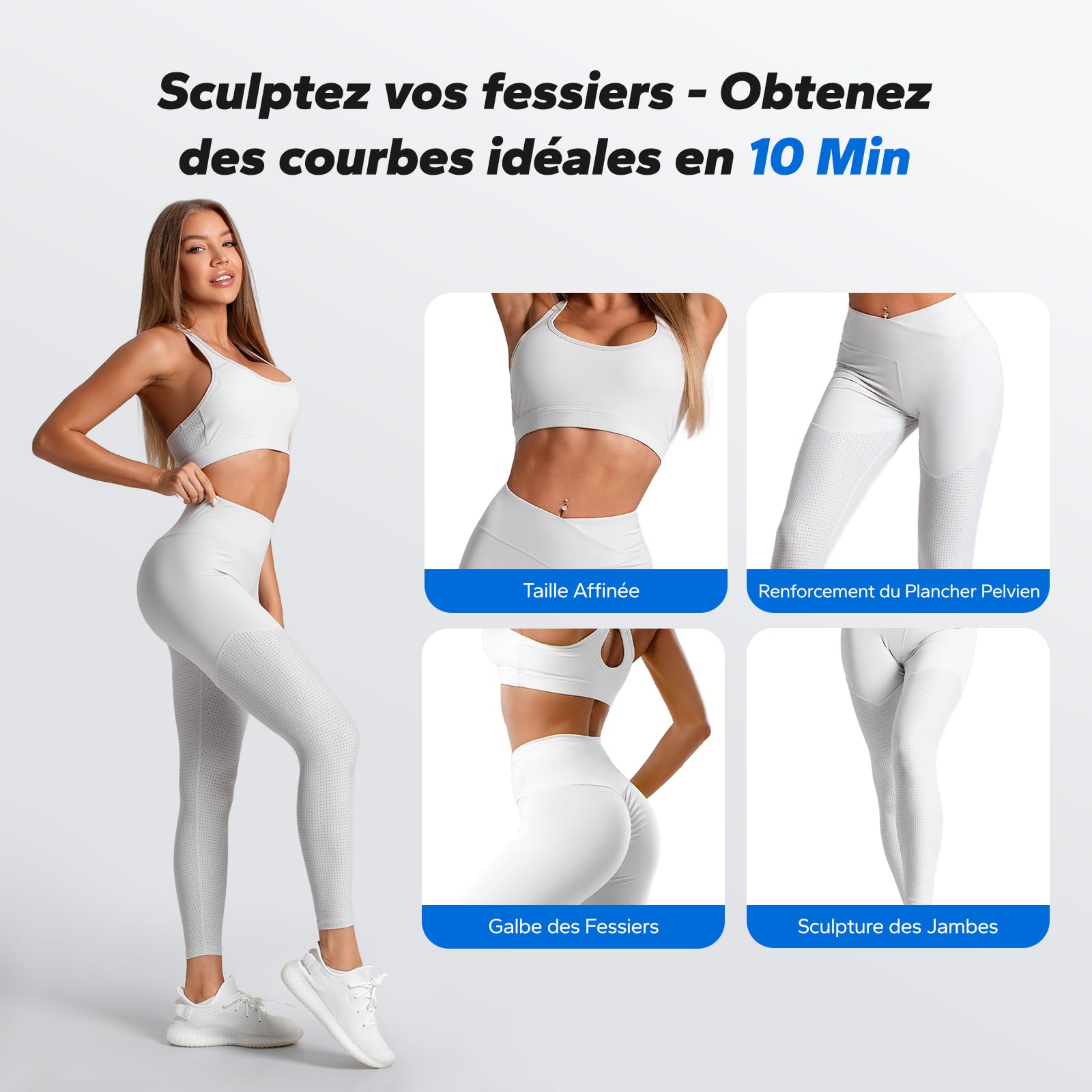 MERACH Squat Machine, Attrezzatura per Home Gym Con 3 Resistenza & Max 136 KG, Sicura e Facile da Usare, Allenatore per Squat per Fitness & Tonificazione, Recupero, Allenamento Della Forza - Noir
