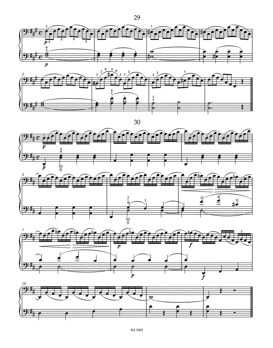 40 leichte Etüden für Violoncello mit Begleitung eines zweiten Violoncello (ad libitum) op. 70. Spielpartitur