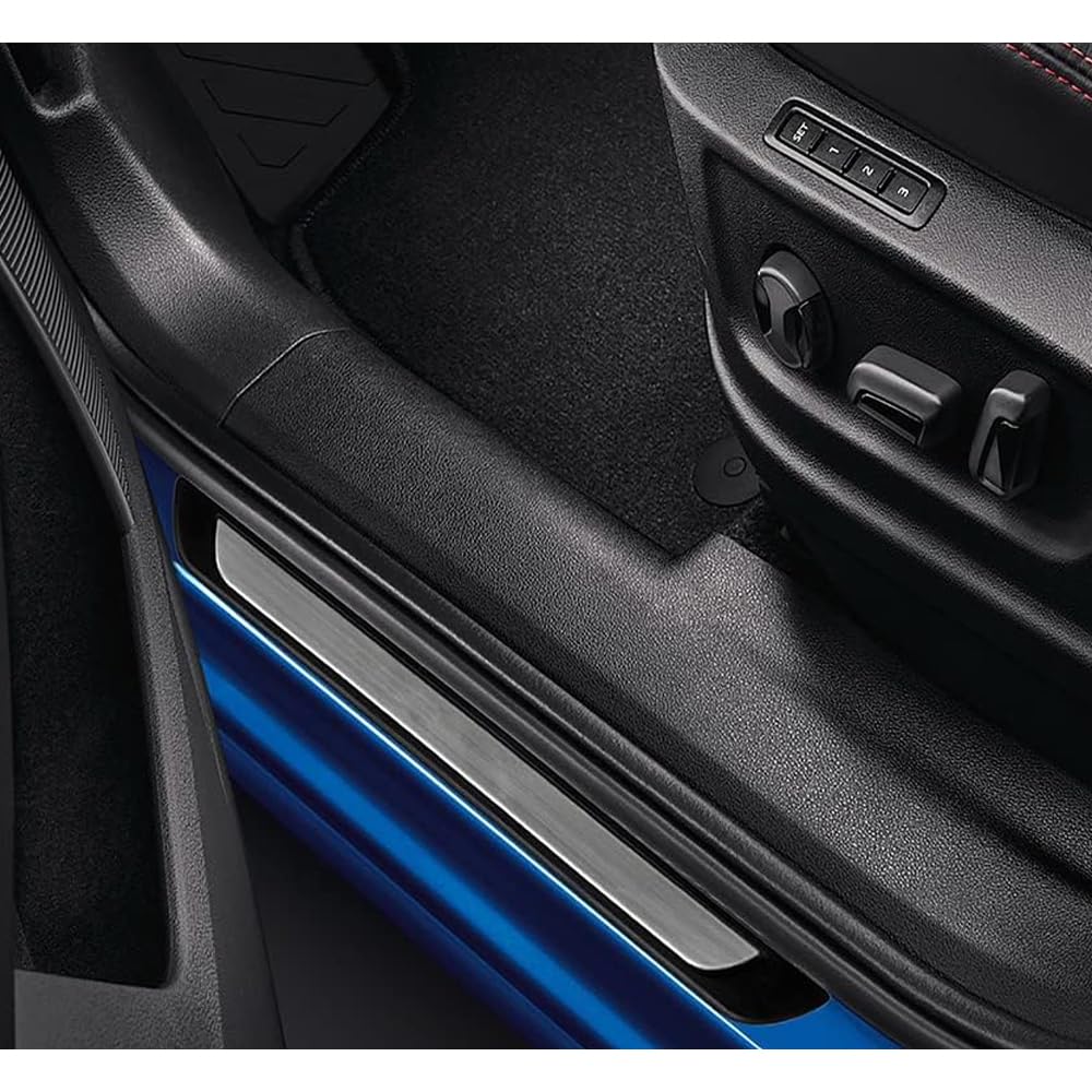 tuning-art XF514-1 Protezione Battitacco per Volkswagen T6 T6.1 Multivan Caravelle 2015-07/2024 4-Pezzi e Acciaio Inox, Colore:Argento