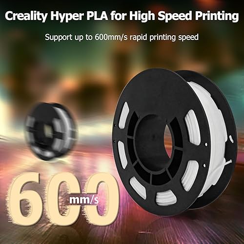 Miniatura 3 de Filamento oficial Creality de alta velocidad para impresora 3D de 0.069 in, 7.05 oz, alto flujo para impresión rápida de 23.622 ins, 7.05 oz de