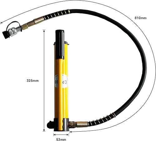 Miniatura 2 de HFS (R) Bomba de mano hidráulica Acoplador de manguera de paquete eléctrico (10000 psi) Bomba hidráulica Oip Bomba manual Bomba manual hidráulica