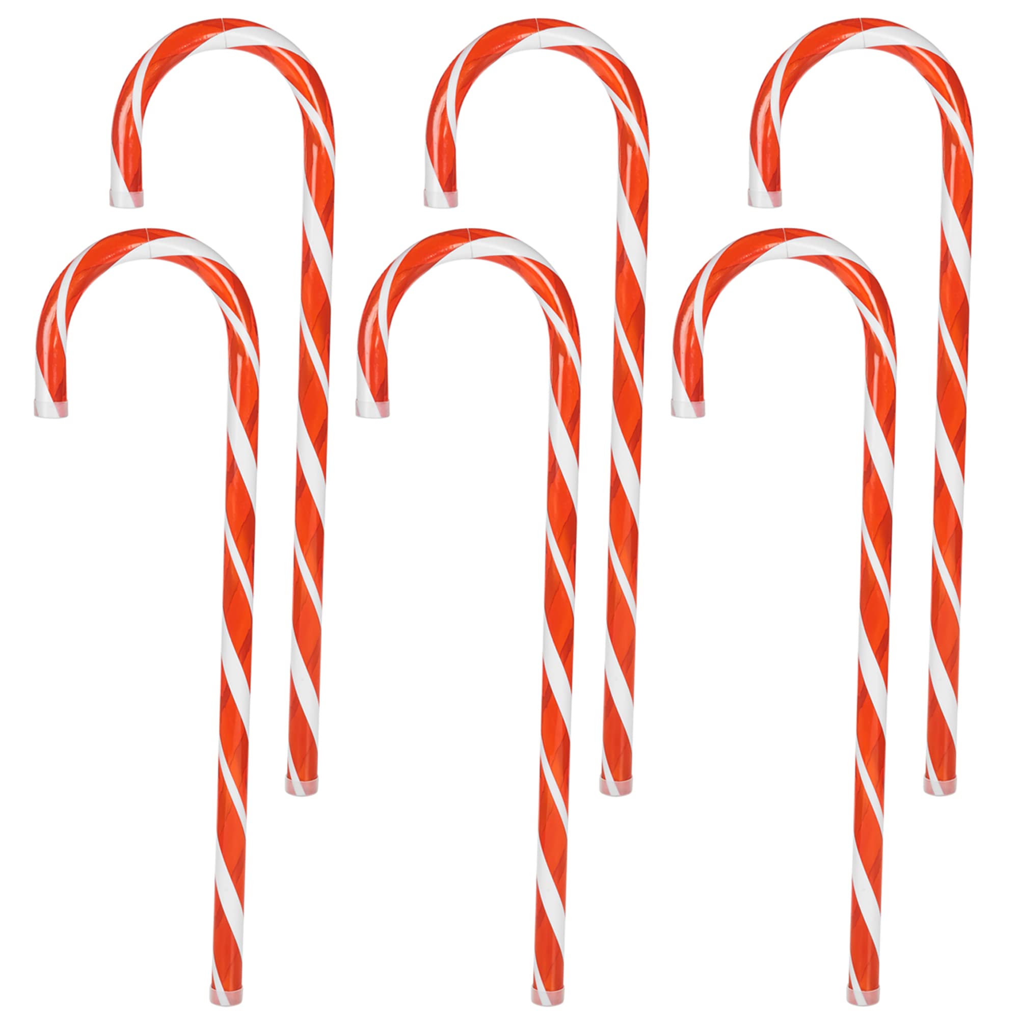 Urbnliving Red Large Plastic Refillable Candy Cane Christmas Tree Decoration Xmas Hanging Décor (6)