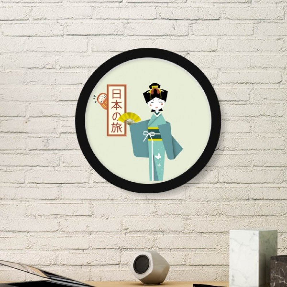 Peintures frame fille japonaise pour une deco salon zen et elegant