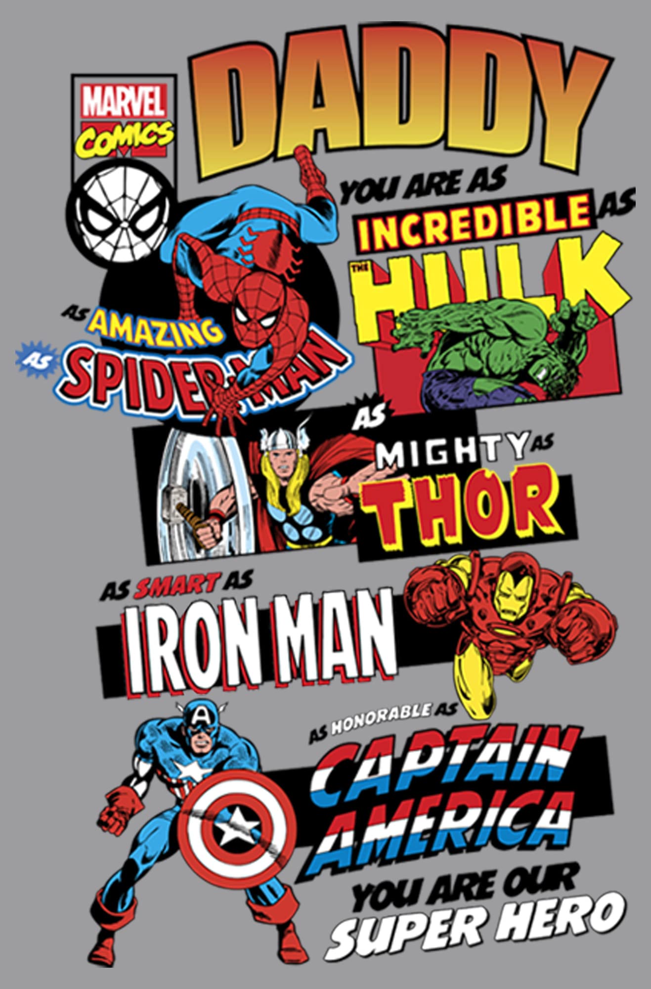 Marvel Bluza z kapturem Chłopcy Ultimate Dad